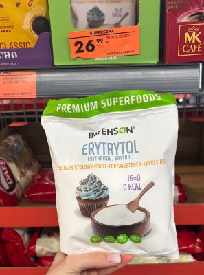 Erytrytol - słodzik promocja w Biedronka