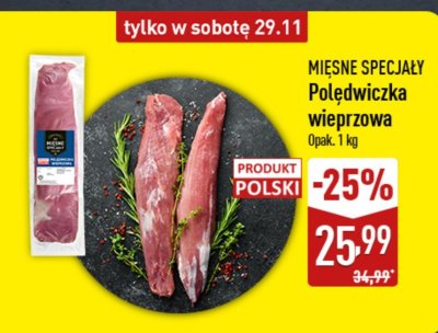 Polędwiczka wieprzowa Mięsne Specjały promocja w Aldi