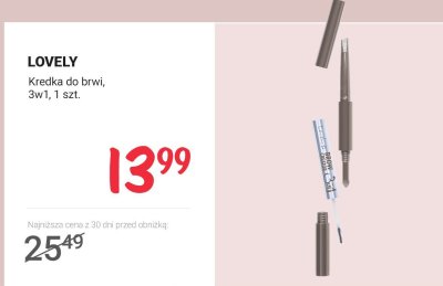 Kredka do brwi 3w1 promocja w Rossmann