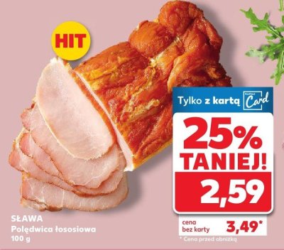 Polędwica łososiowa SŁAWA promocja w Kaufland
