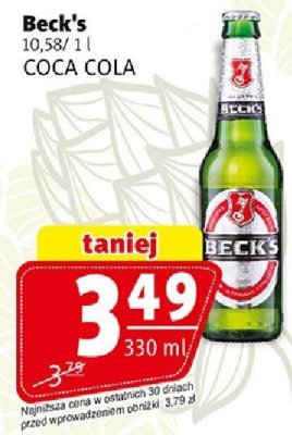 Piwo Beck's promocja w Prim Market