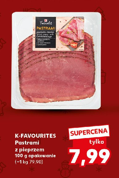 Pastrami z pieprzem K-classic favourites promocja