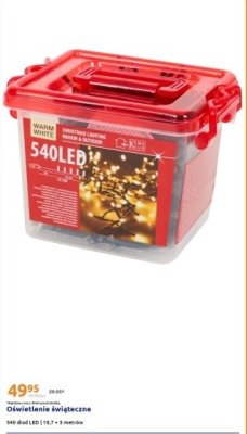 Oświetlenie świąteczne 540 LED promocja w Action
