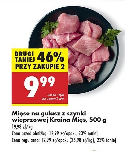 Gulasz z szynki wieprzowej Kraina mi臋s promocja