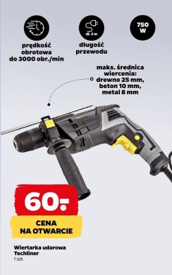 Wiertarka udarowa Techliner promocja w Netto