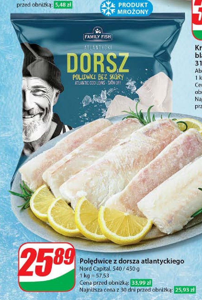 Dorsz atlantycki - polędwica Family fish promocja w Dino