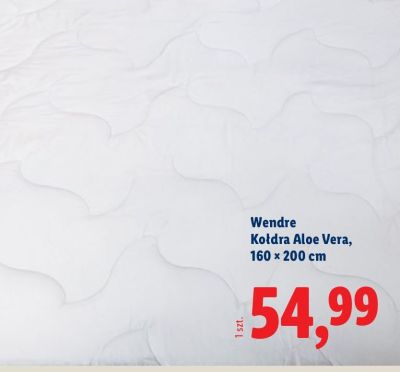 Kołdra Aloe Vera 160x200 cm promocja w Lidl