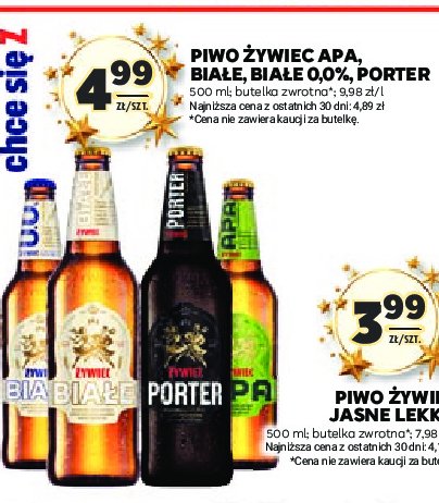 Piwo Żywiec białe 0.0% promocja