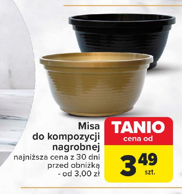 Misa do kompozycji nagrobnej promocja w Carrefour Market