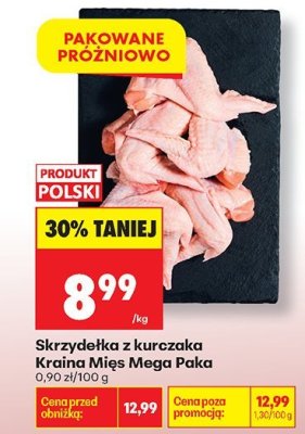 Skrzydełka z kurczaka Mega Paka promocja w Biedronka