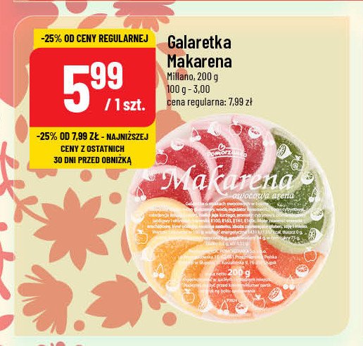 Galaretka makarena Pomorzanka promocja