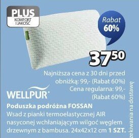 Poduszka podrożna FOSSAN WELLPUR promocja w Jysk