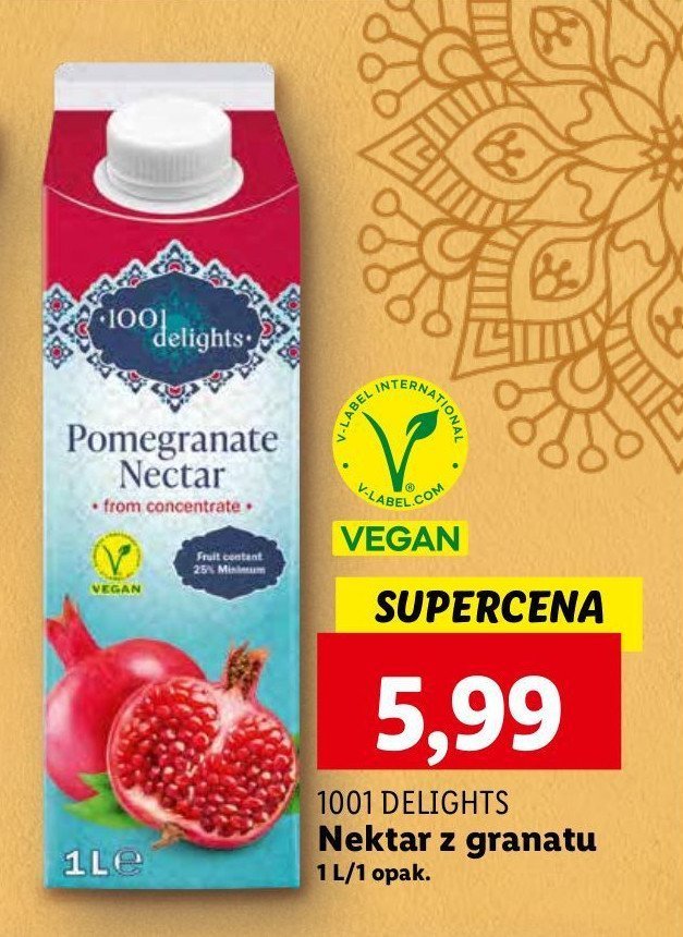 Nektar z granatu 1001 delights promocja