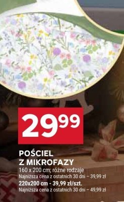 Pościel z mikrofazy promocja w Stokrotka