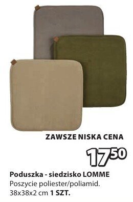 Poduszka - siedzisko LOMME 38x38x2 cm promocja w Jysk