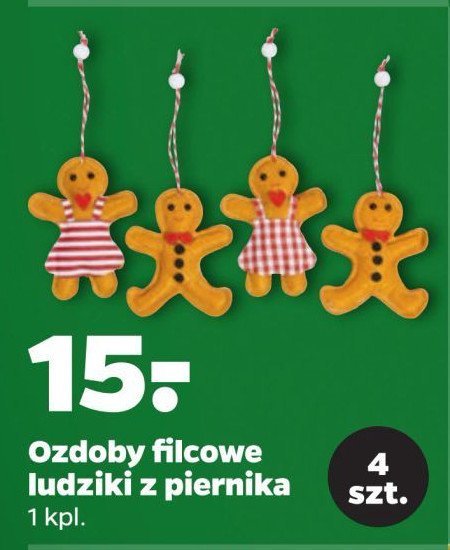 Ludziki filcowe z piernika promocja