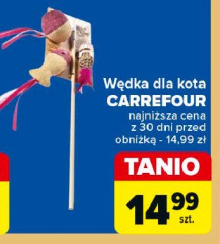 Wędka dla kota Carrefour promocja