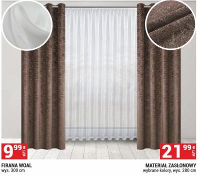 Firana woal, wys. 300 cm promocja w Merkury Market