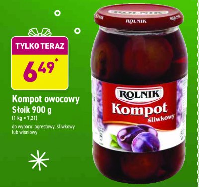 Kompot wi艣niowy Rolnik promocja