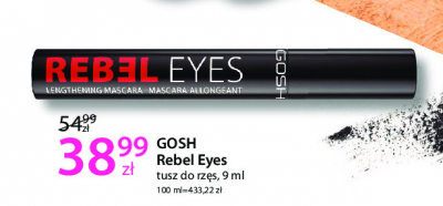 Tusz do rzęs Gosh rebel eyes promocja