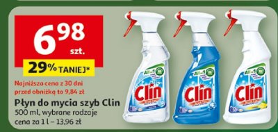 Płyn do mycia szyb Clin 500 ml, wybrane rodzaje promocja w Auchan