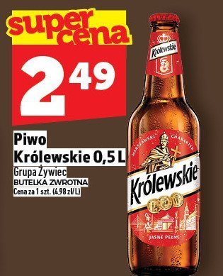 Piwo Królewskie 0,5L promocja w TOPAZ