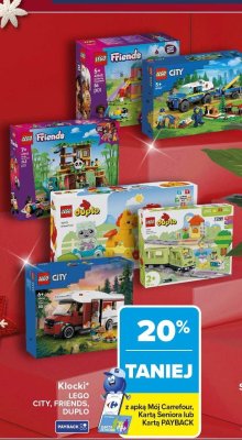Klocki LEGO CITY, FRIENDS, DUPLO promocja w Carrefour Market