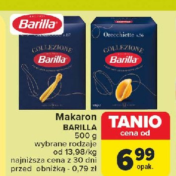 Makaron la collezione casarecce Barilla promocja