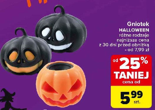 Gniotek halloween promocja