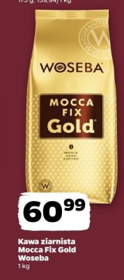 Kawa ziarnista Mocca Fix Gold Woseba promocja w Netto