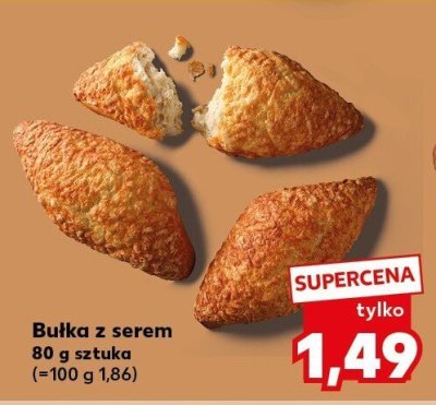 Bułka z serem 80 g sztuka promocja w Kaufland