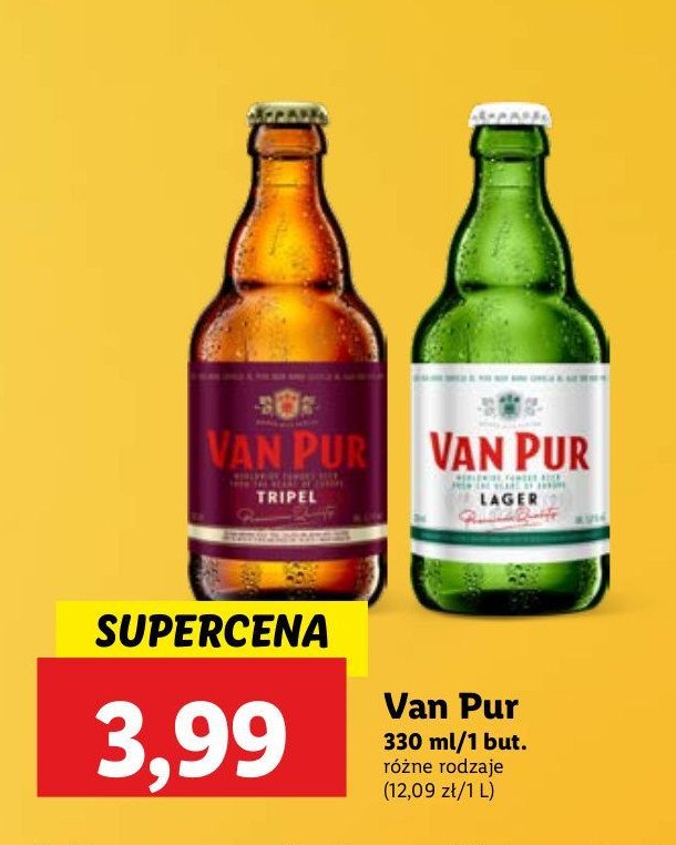 Piwo Van pur tripel promocja