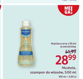 Szampon delikatny z avocado Mustela promocja w Rossmann