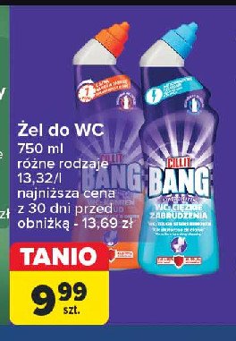 Żel do wc Cillit bang kamień i brud promocja