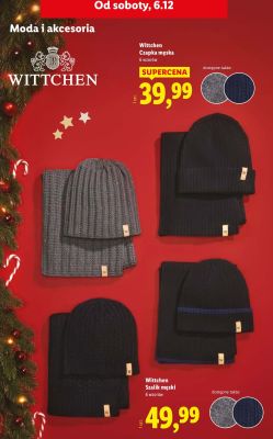 Wittchen Czapka męska 6 wzorów promocja w Lidl