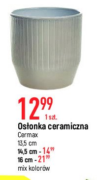 Osłonka ceramiczna storczyk 13.5 cm Cermax promocja