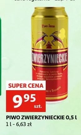 Piwo ZWIERZYNIECKIE promocja