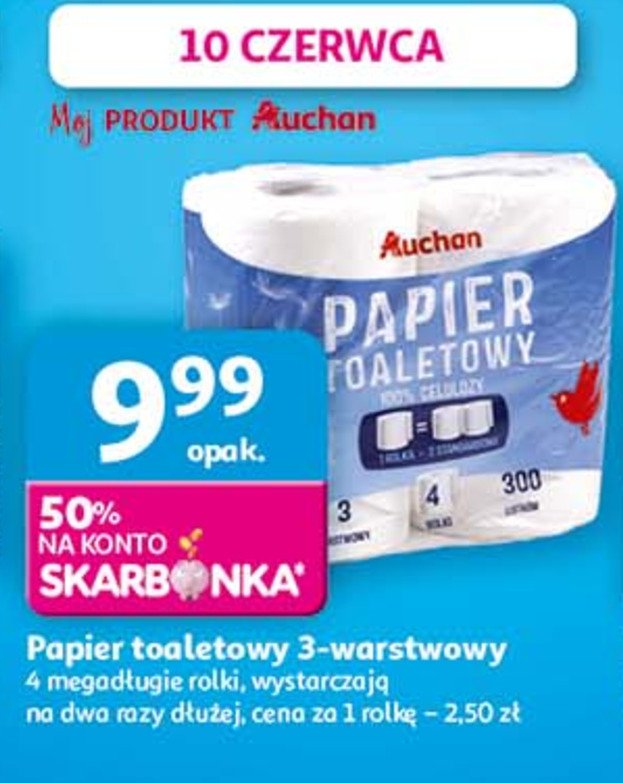Papier toaletowy Auchan promocja