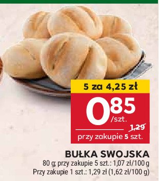 Bułka swojska promocja w Stokrotka