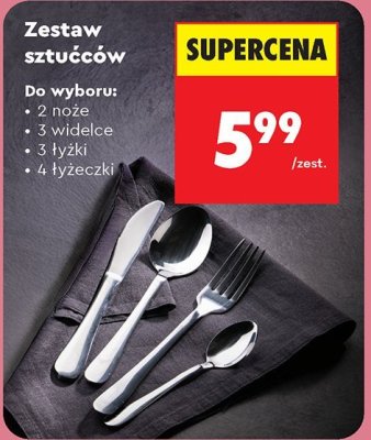 Zestaw sztućców promocja w Biedronka