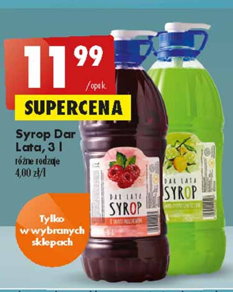Syrop cytryna Dar lata promocja