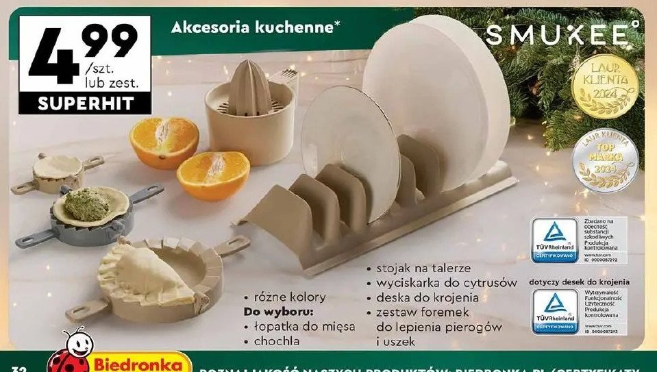 Deska do krojenia Smukee kitchen promocja w Biedronka