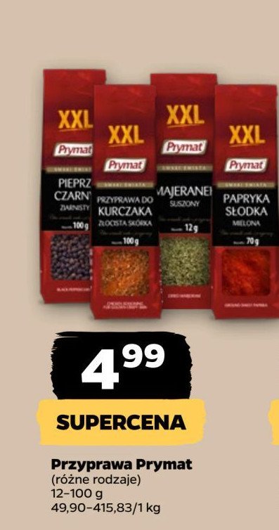 Pieprz czarny ziarnisty Prymat promocja