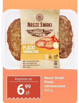 Pierogi Nasze Smaki Placki ziemniaczane promocja w Biedronka