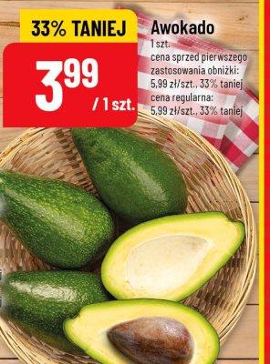 Awokado 1 szt. promocja w POLOmarket
