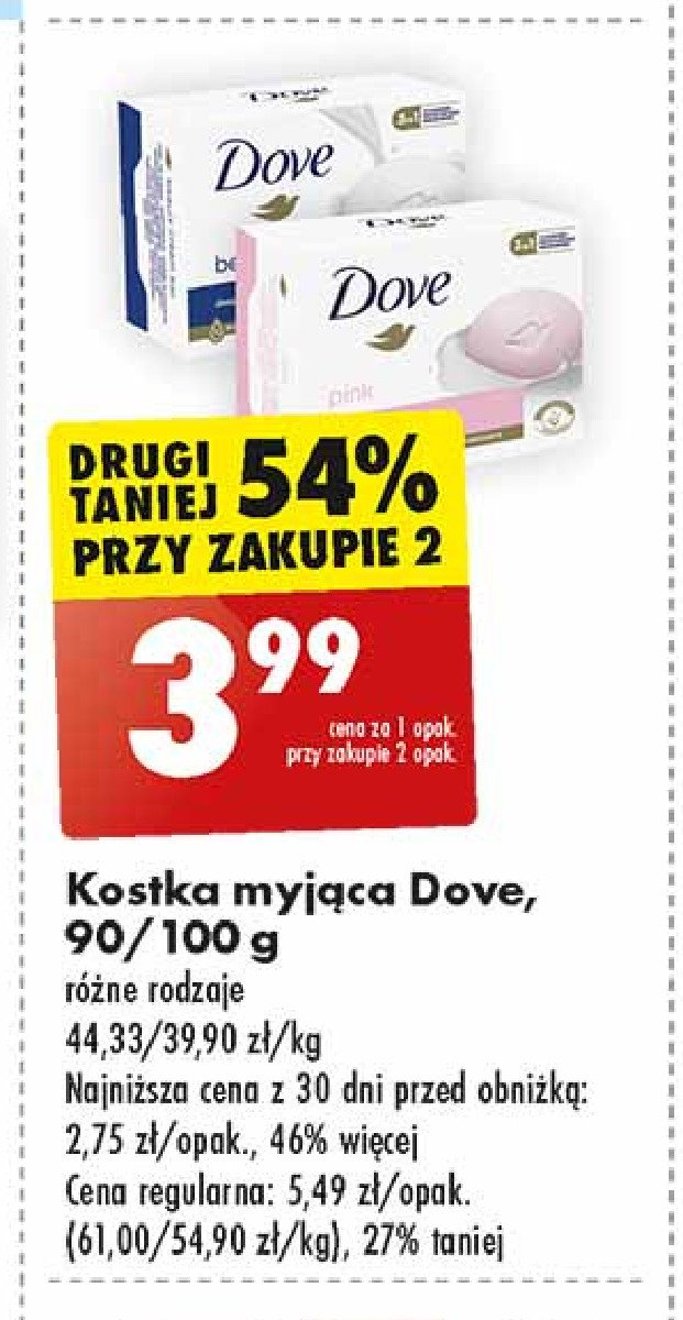 Mydło Dove beauty cream promocja