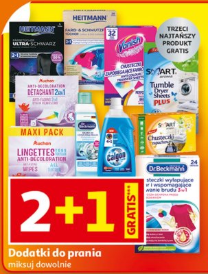 Dodatki do prania miksuj dowolnie promocja w Auchan