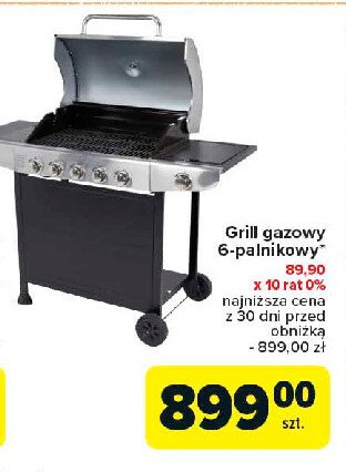 Grill gazowy 6-palnikowy promocja