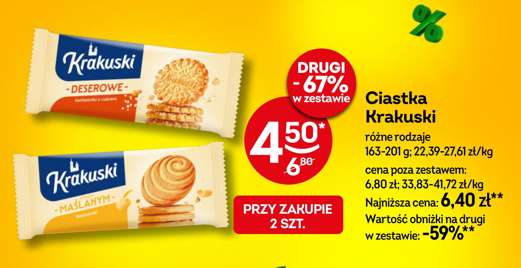 Ciastka maślane Krakuski Krakuski bahlsen promocja