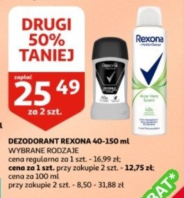 Antyperspirant Rexona aloe vera promocja